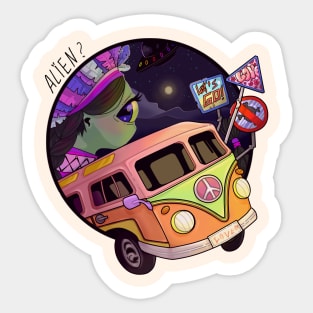 ALIEN? Sticker